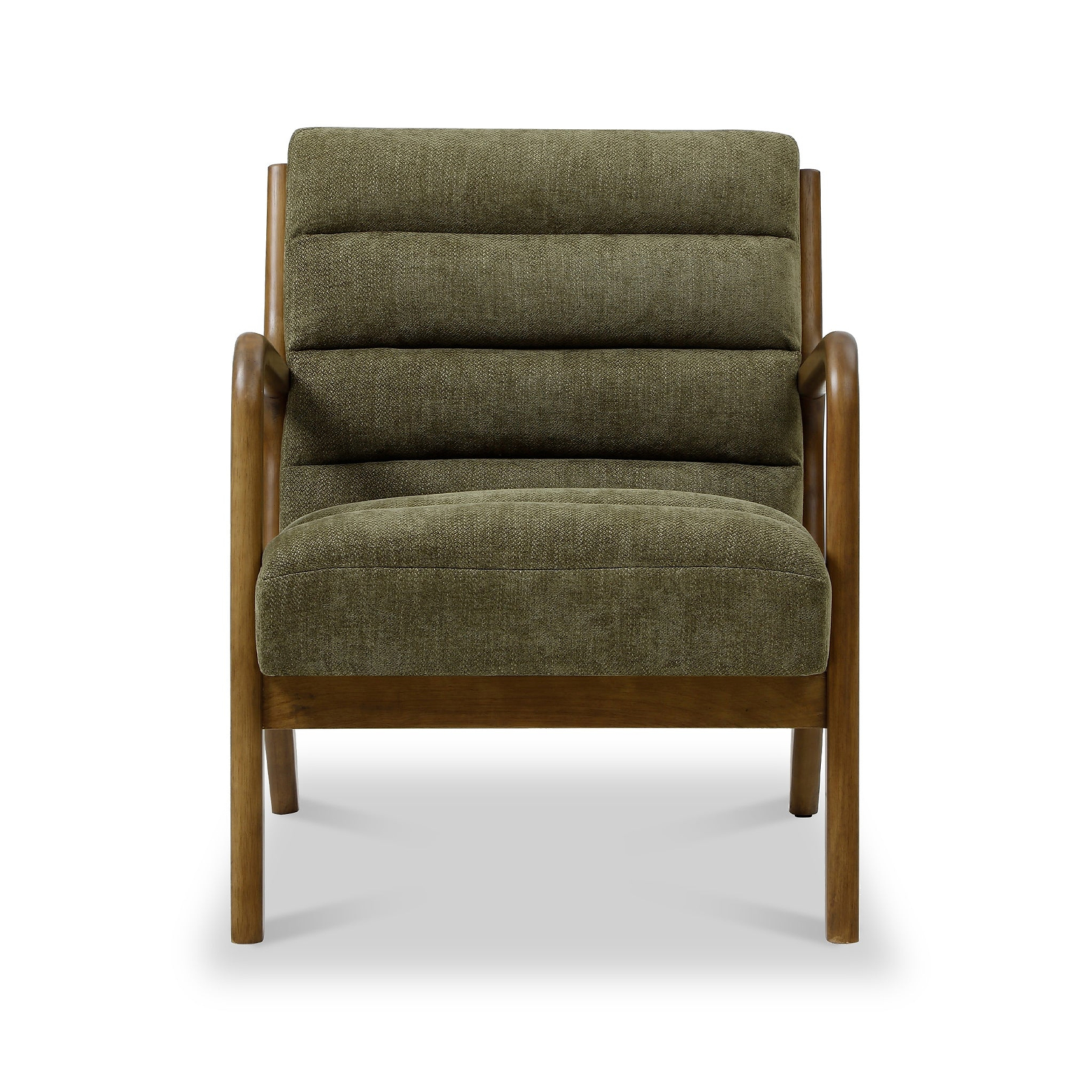 Jonah Olive Ribbed Accent Chair from Roseland Furniture