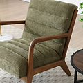 Jonah Olive Ribbed Accent Chair from Roseland Furniture
