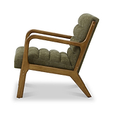 Jonah Olive Ribbed Accent Chair from Roseland Furniture