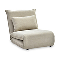 Grayson Single Sofa Bed Taupe from Roseland Furniture