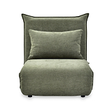 Grayson Single Sofa Bed Olive from Roseland Furniture