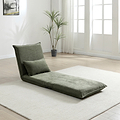 Grayson Single Sofa Bed Olive from Roseland Furniture