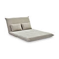 Grayson Double Sofa Bed Taupe from Roseland Furniture