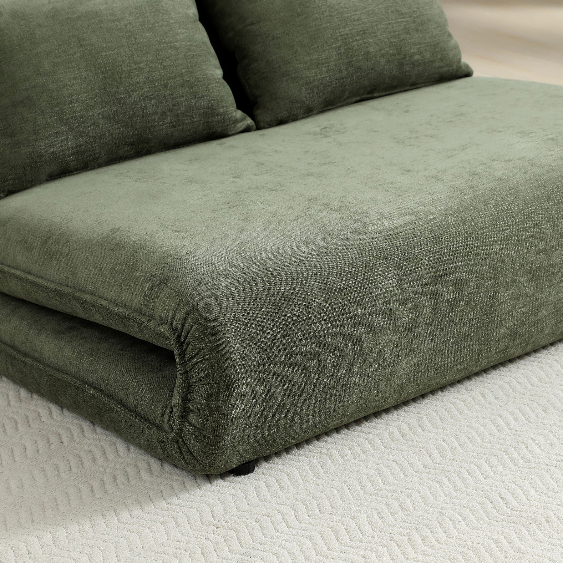 Grayson Double Sofa Bed Olive from Roseland Furniture