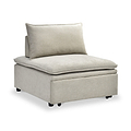 Keller Single Sofa Bed Taupe from Roseland Furniture