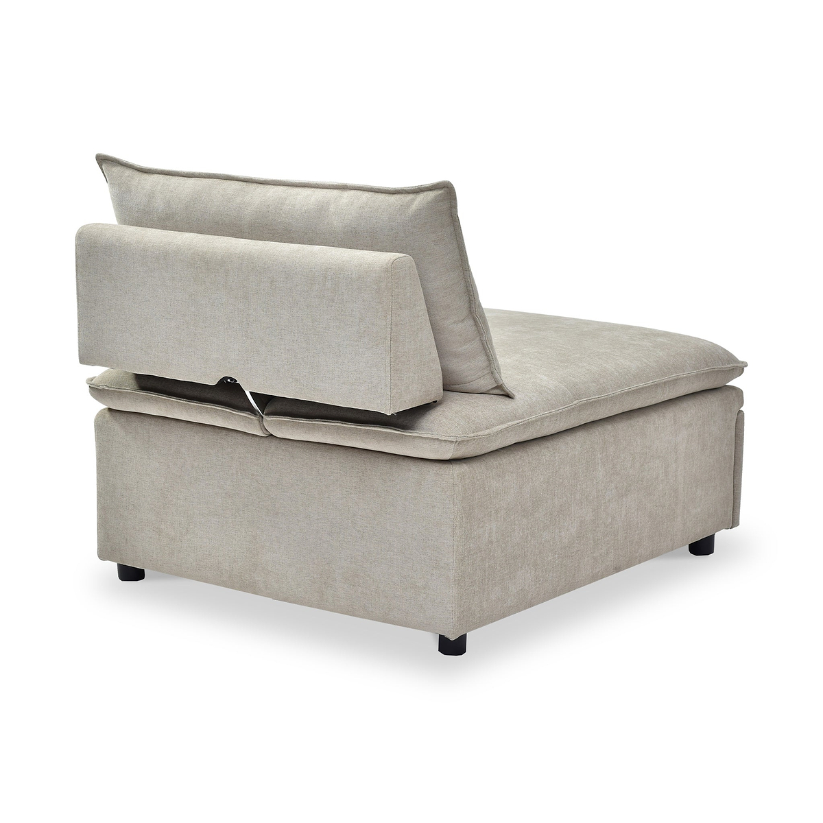 Keller Single Sofa Bed Taupe from Roseland Furniture