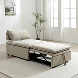 Keller Single Sofa Bed Taupe from Roseland Furniture