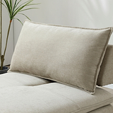 Keller Single Sofa Bed Taupe from Roseland Furniture