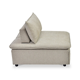 Keller Single Sofa Bed Taupe from Roseland Furniture