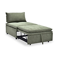 Keller Single Sofa Bed Olive from Roseland Furniture