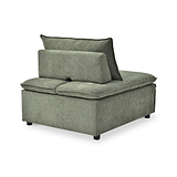 Keller Single Sofa Bed Olive from Roseland Furniture