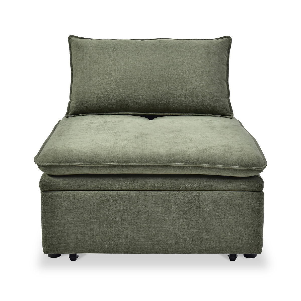 Keller Single Sofa Bed Olive from Roseland Furniture