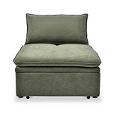 Keller Single Sofa Bed Olive from Roseland Furniture