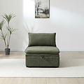 Keller Single Sofa Bed Olive from Roseland Furniture