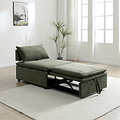 Keller Single Sofa Bed Olive from Roseland Furniture