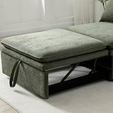 Keller Single Sofa Bed Olive from Roseland Furniture