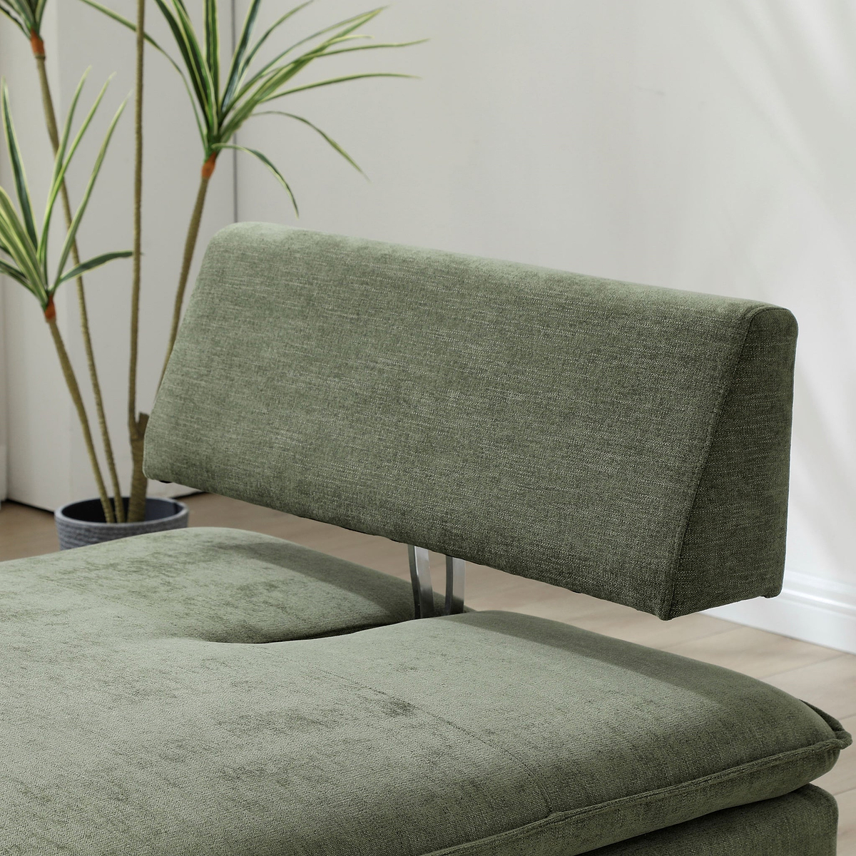 Keller Single Sofa Bed Olive from Roseland Furniture
