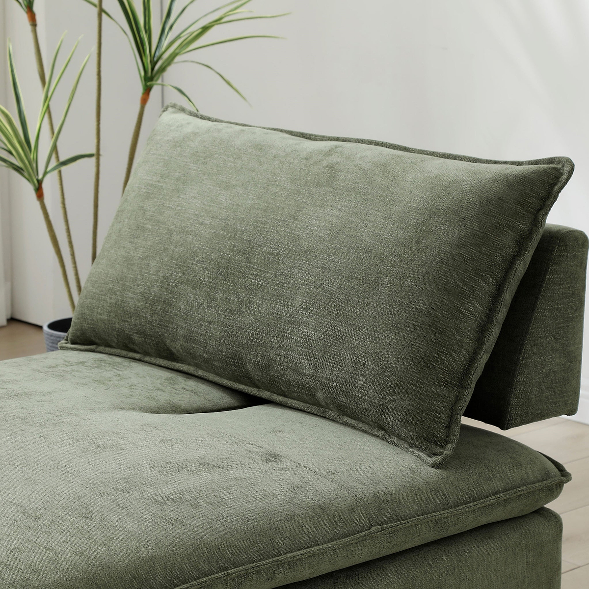 Keller Single Sofa Bed Olive from Roseland Furniture