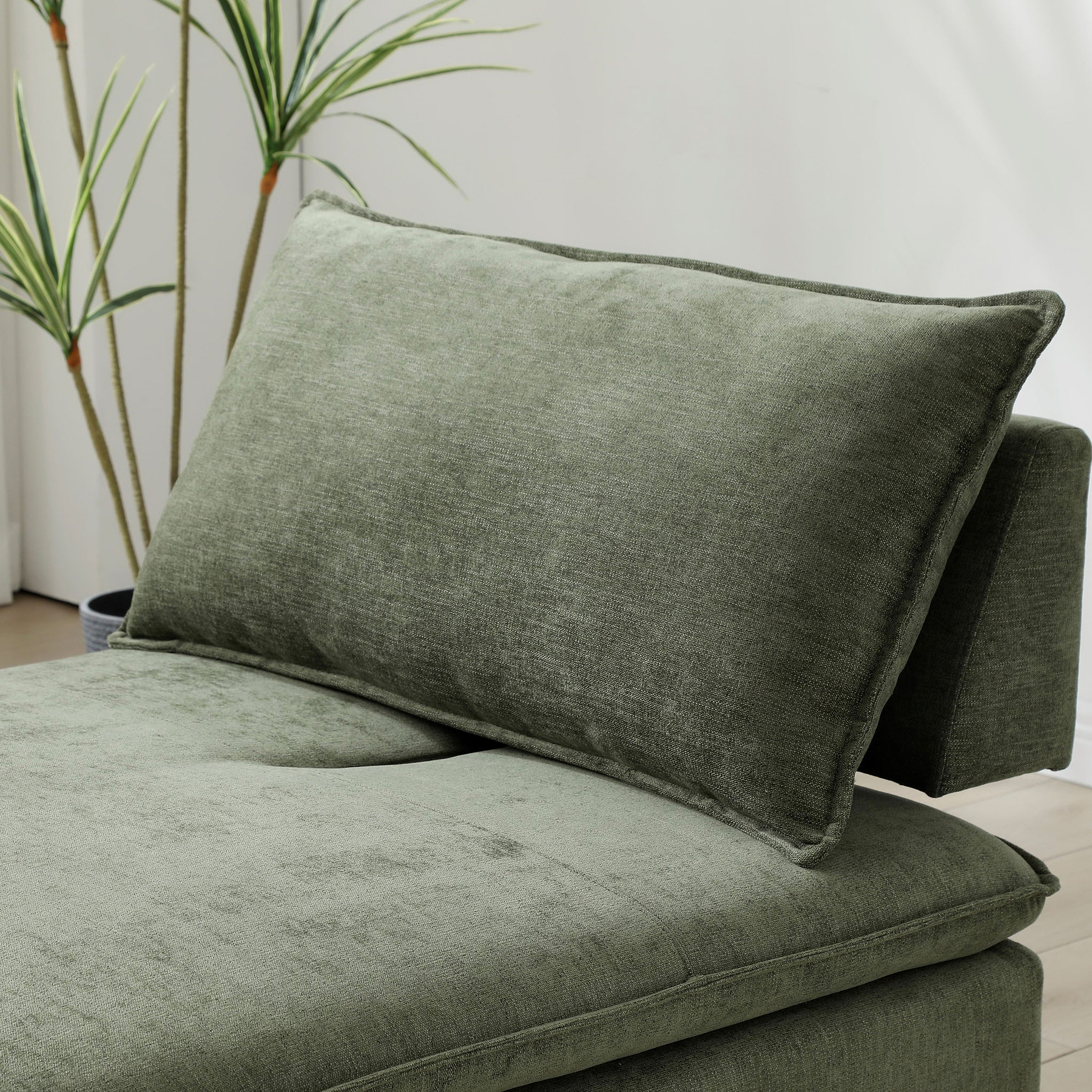 Keller Single Sofa Bed Olive from Roseland Furniture