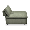 Keller Single Sofa Bed Olive from Roseland Furniture