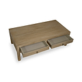 Amal Mango Wood 2 Drawer Coffee Table from Roseland Furniture