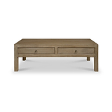 Amal Mango Wood 2 Drawer Coffee Table from Roseland Furniture