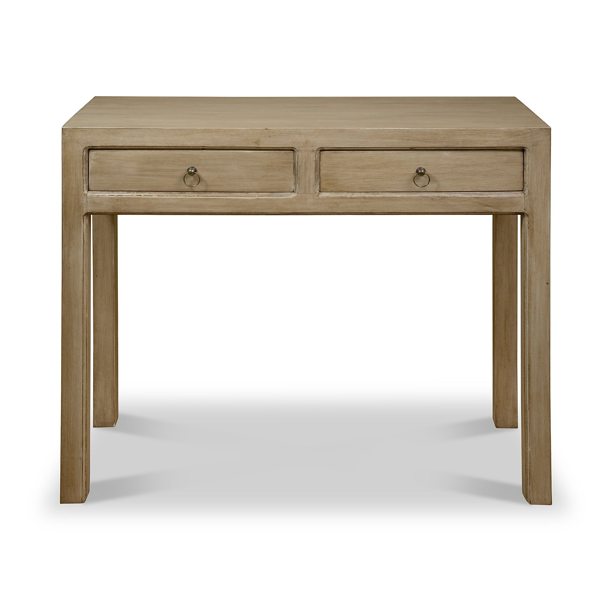 Amal Mango Wood 2 Drawer Console Table from Roseland Furniture