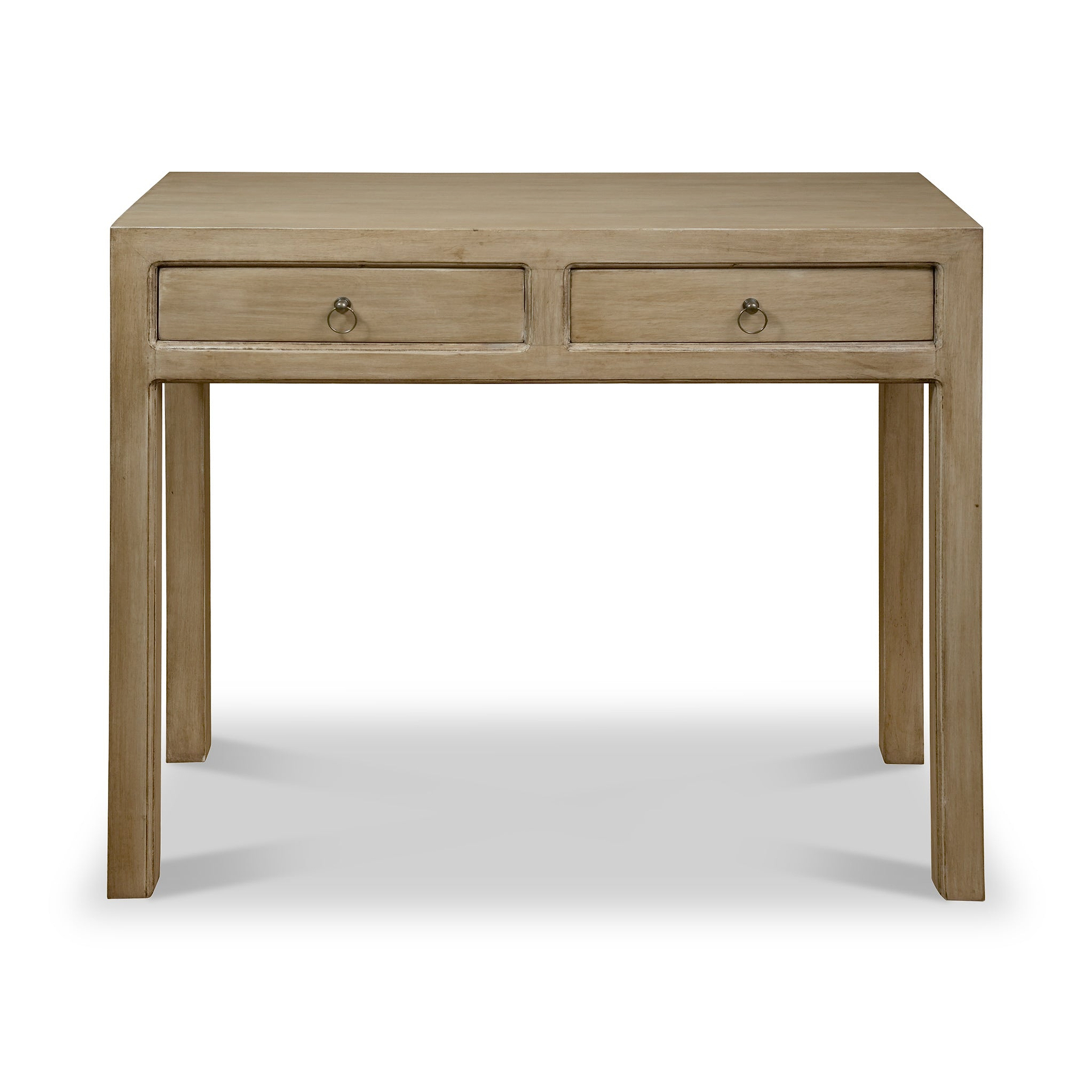 Amal Mango Wood 2 Drawer Console Table from Roseland Furniture