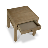 Amal Mango Wood 1 Drawer Lamp Table from Roseland Furniture