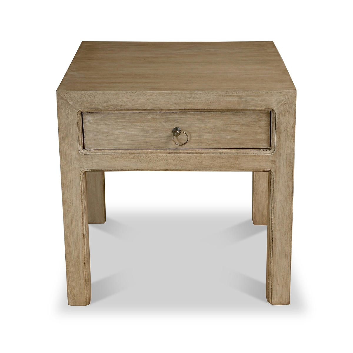 Amal Mango Wood 1 Drawer Lamp Table from Roseland Furniture
