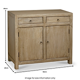 Amal Mango Wood Small Sideboard from Roseland Furniture