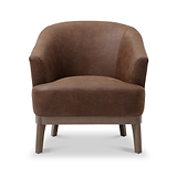 Calloway Faux Leather Accent Chair from Roseland Furniture