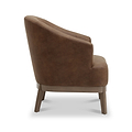 Calloway Faux Leather Accent Chair from Roseland Furniture