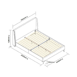 Russell Double Bed from Roseland Furniture