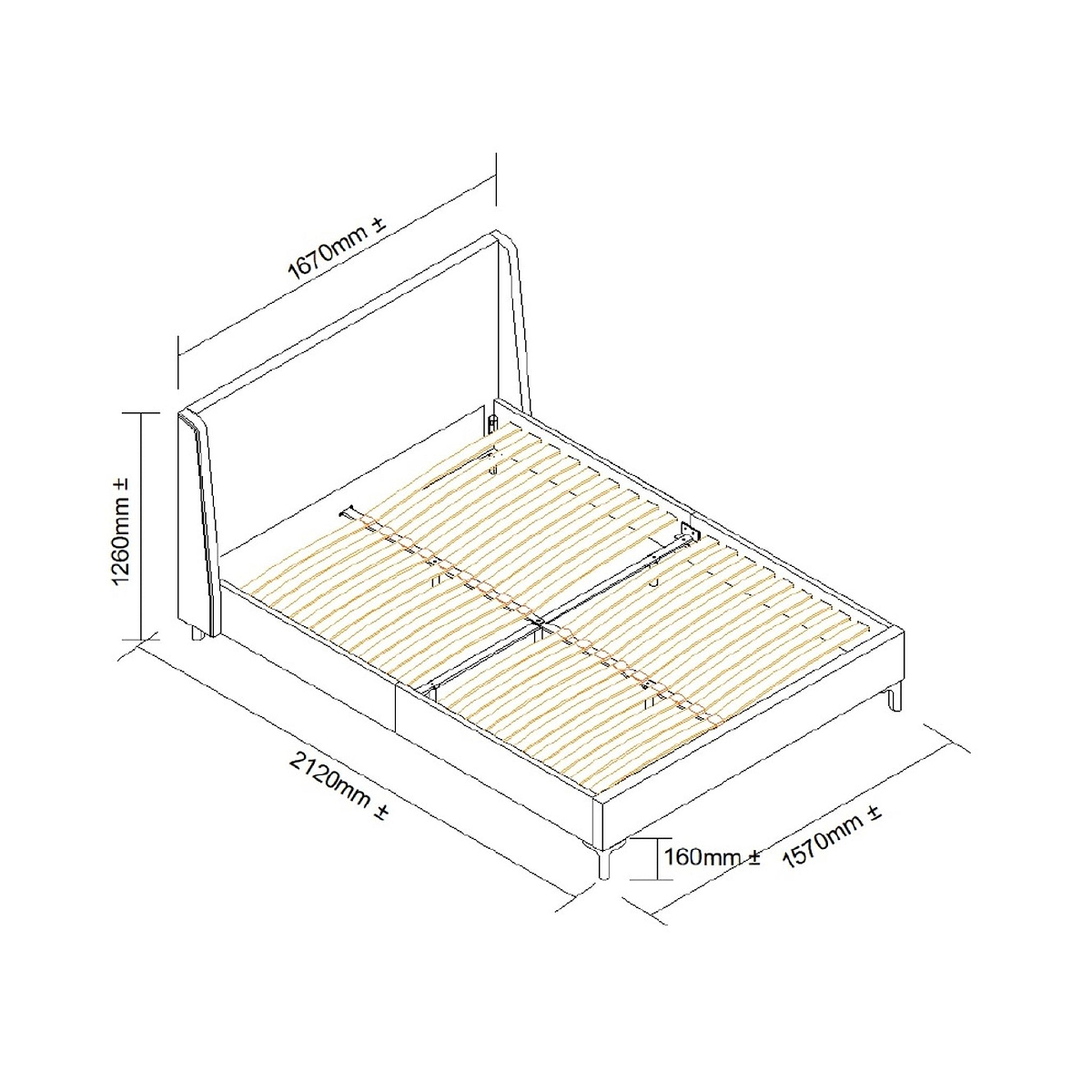 Russell King Bed from Roseland Furniture
