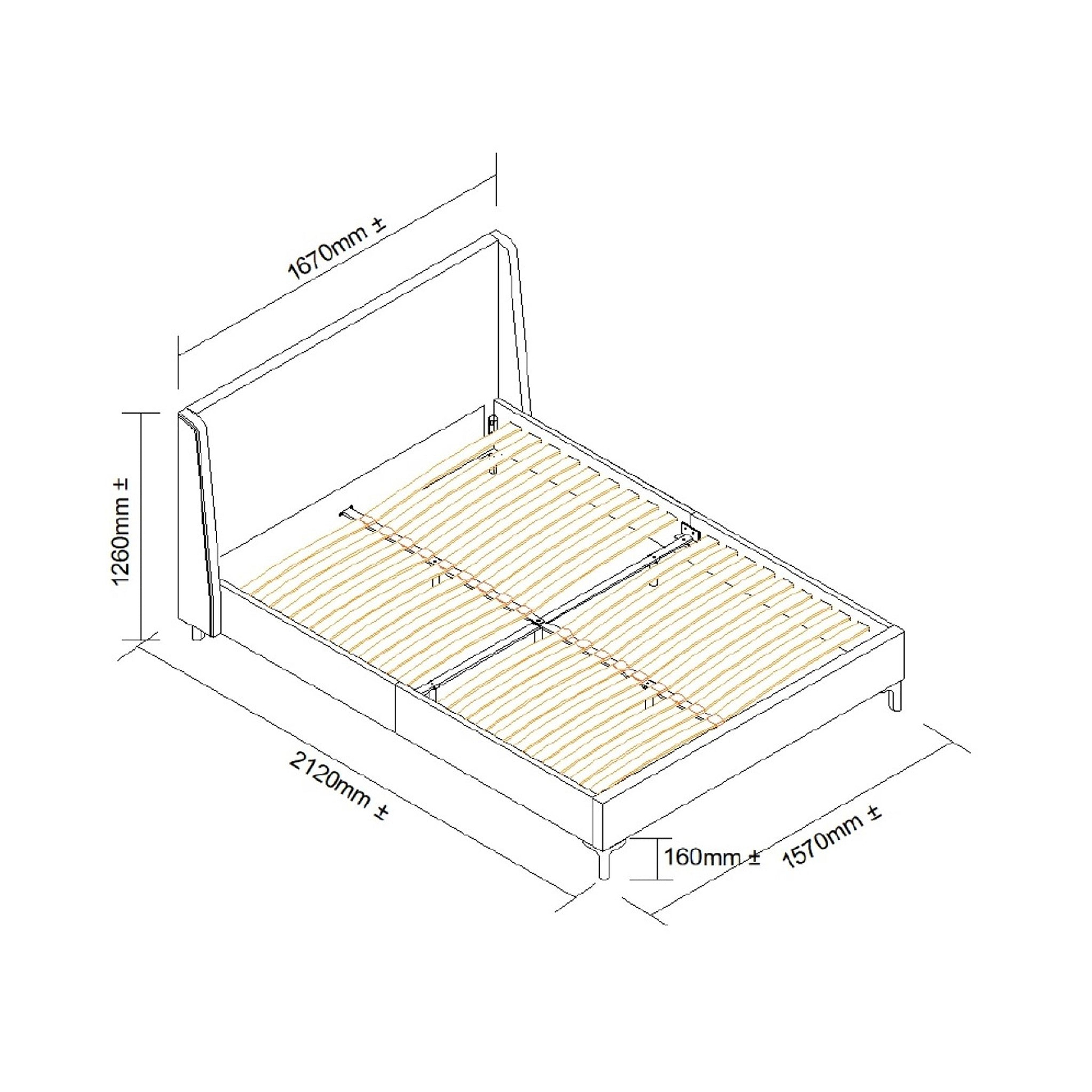Russell King Bed from Roseland Furniture