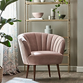 Hartwell-velvet-accent-chair-blush from Roseland Furniture