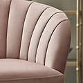 Hartwell-velvet-accent-chair-blush from Roseland Furniture