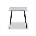 Avril Grey 75cm Sintered Stone Square Dining Table from Roseland Furniture