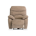 Seville Sand Fabric Electric Reclining Armchair from Roseland Furniture