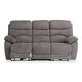 Seville Ash Fabric Electric Reclining 3 Seater Sofa from Roseland Furniture
