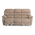 Seville Sand Fabric Electric Reclining 3 Seater Sofa from Roseland Furnitiure