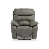 Fraser Grey Fabric Electric Reclining Armchair from Roseland Furniture