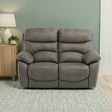 Fraser Grey Fabric Electric Reclining 2 Seater Sofa from Roseland furniture