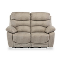 Fraser Natural Fabric Electric Reclining 2 Seater Sofa from Roseland Furniture