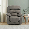 Fraser Grey Fabric Electric Reclining Armchair from Roseland Furniture