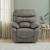 Fraser Grey Fabric Electric Reclining Armchair from Roseland Furniture