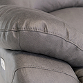 Fraser Grey Fabric Electric Reclining Armchair