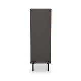 Axton 5 Drawer Tall Boy Chest Oak Graphite from Roseland Furniture