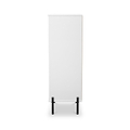 Axton 5 Drawer Tall Boy Chest White Matt from Roseland Furniture